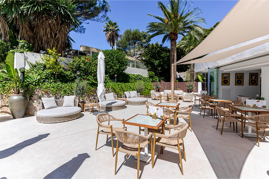 restaurant hotel principe Lunches and dinners in the restaurant of the hotel principe en playa de palma